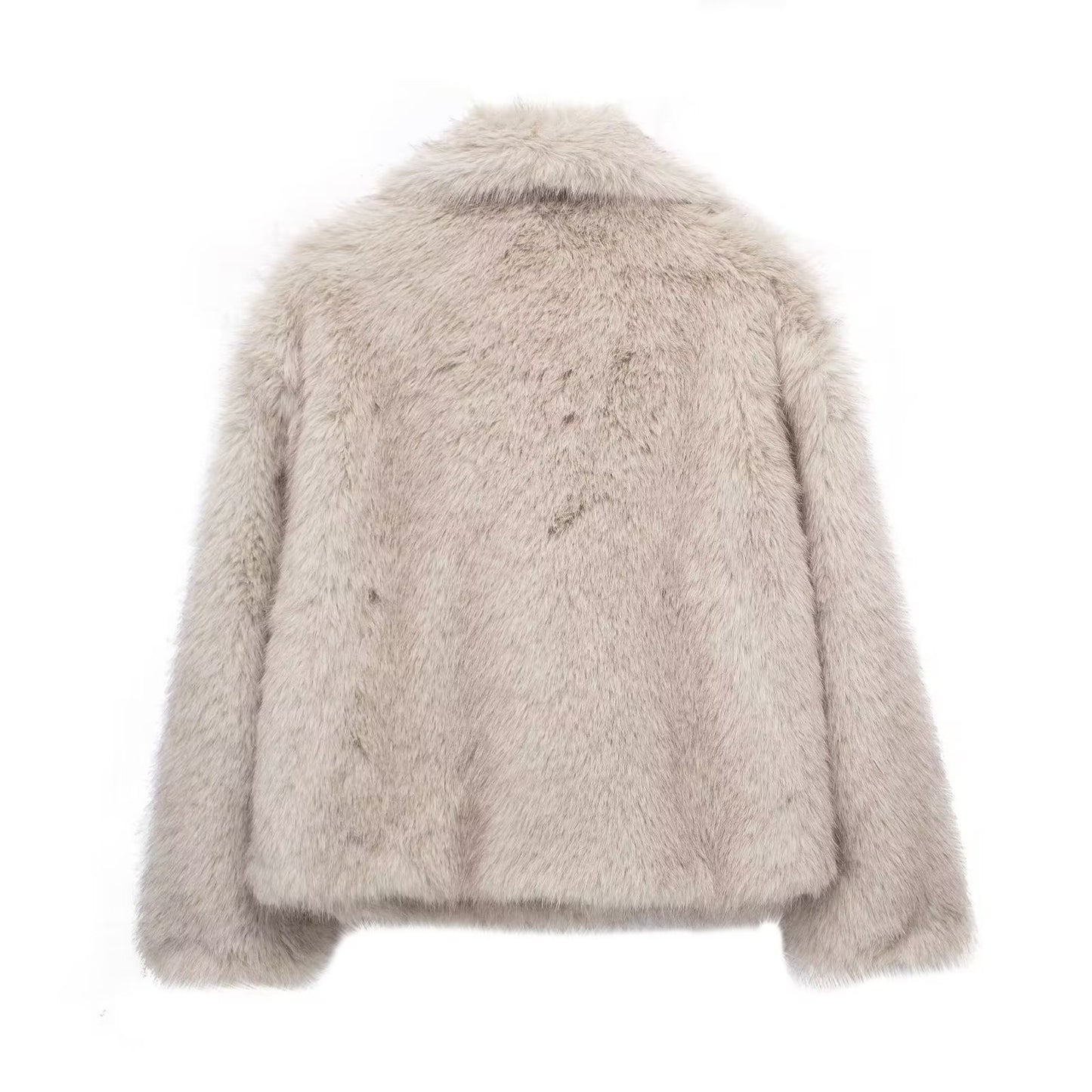 Manteau d'hiver en peluche à la mode pour femme